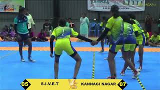 SEMI FINAL / KANNAGI NAGAR  VS  S.I.V.E.T / NEELANGARAI KABADI TOURNAMENT /  JM SPORTS