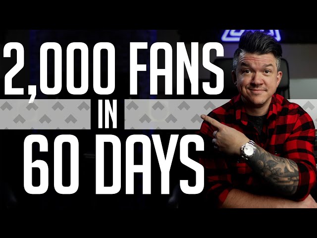 How To Build A Fanbase Fast | 2,000 Fans In 60 Days class=