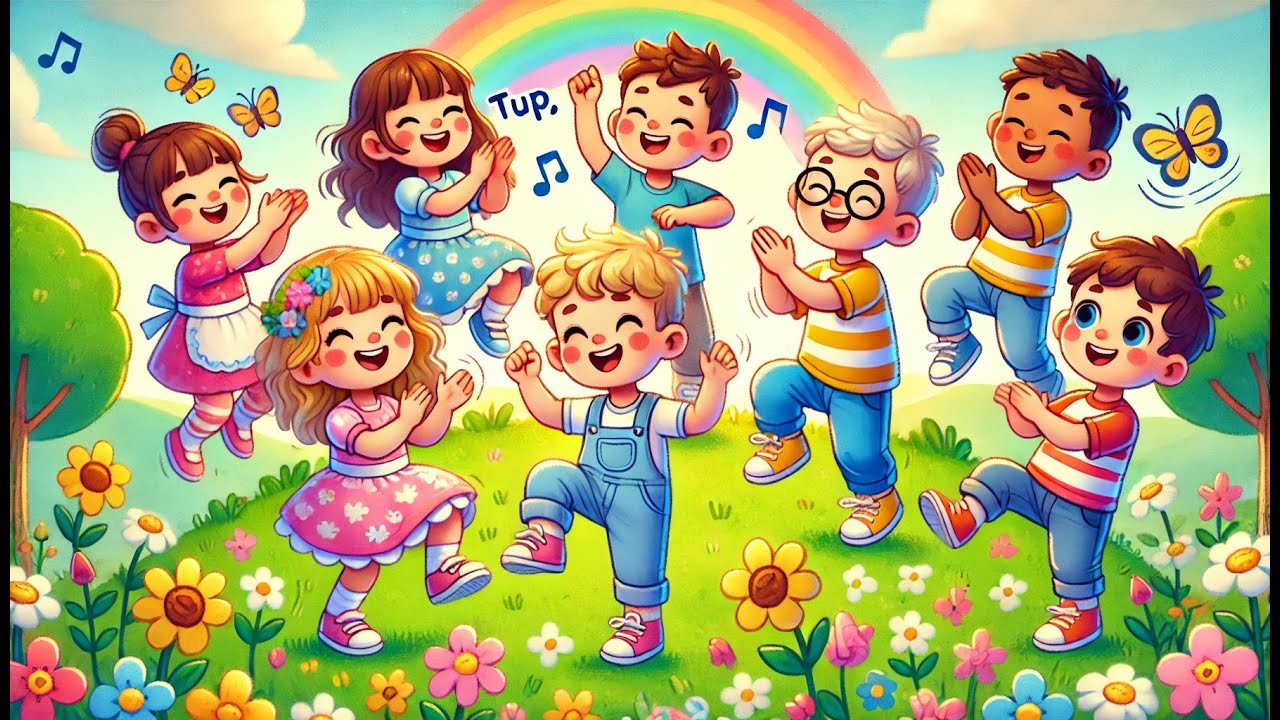 TUP, TUP, TUP, STÓPKI W RUCH! 🎶 Taneczna piosenka dla dzieci 🥰