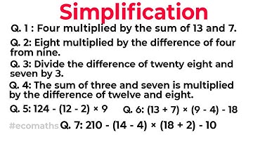 Simplification Trick | Simplification short trick | math short tricks #shorts​ #shortvideo​ #maths​ 