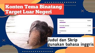 Membuat Konten Tema Binatang. Menggunakan CAP CUT. screenshot 1