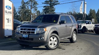 2011 Ford Escape XLT Hidden Wet trunk CD Player Review Island Ford