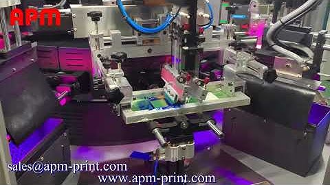 Watch How the SS106 4-Color Screen Printing and Hot Stamping Machine Beautifies Mascara Bottles!