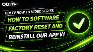 ODI TV How To Software Factory Reset and Install Our App screenshot 4