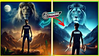 BING image Creator Lion Photo Editing| BING IMAGE CREATOR Prompts | viral photo editing FREE screenshot 4