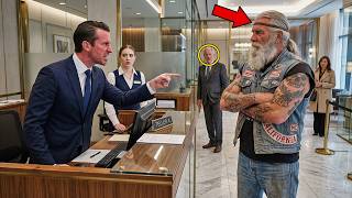 Bank Manager Humiliated an Old Hells Angel — Minutes Later, the Truth Left Everyone Speechless