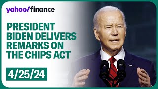President Biden delivers remarks on the CHIPS and Science act