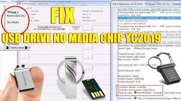 Fix USB Flash drive No Media 0 bytes How To Restore capacity size Pendrive USB Device not Recognized
