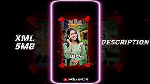 MAAN MERI JAAN 🌼 //NEW TREND ALIGHTMOTION XML PRESET VIDEO EDITING // XML PRESET @lokesheditz69