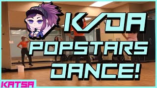 Beginner learns the KDA Popstars Dance!