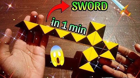 Sword pattern on snake cube ⚔️😊😊