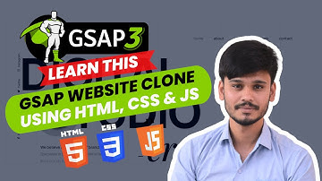 🚀Animated Websites with HTML, CSS, and JS | GSAP | Front End Minor Project 2024 🔥🤯