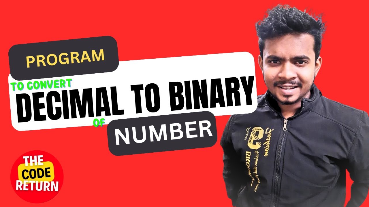PROGRAM TO CONVERT DECIMAL TO BINARY OF GIVEN NUMBER || C++ and Java ...