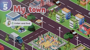 Connect Plus KG 2 Term 2 Unit 5 | My town | 🏦🏫🏥