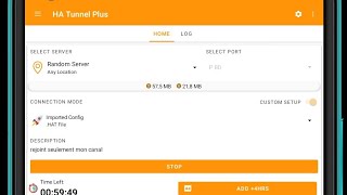 CONNEXION INTERNET ILLIMITÉ Ha tunnel plus ( free surf ) screenshot 5