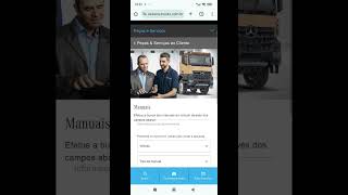 Baixando Manual de operação ou de Manutenção de forma fácil e gratuita dos caminhões Mercedes-Benz.