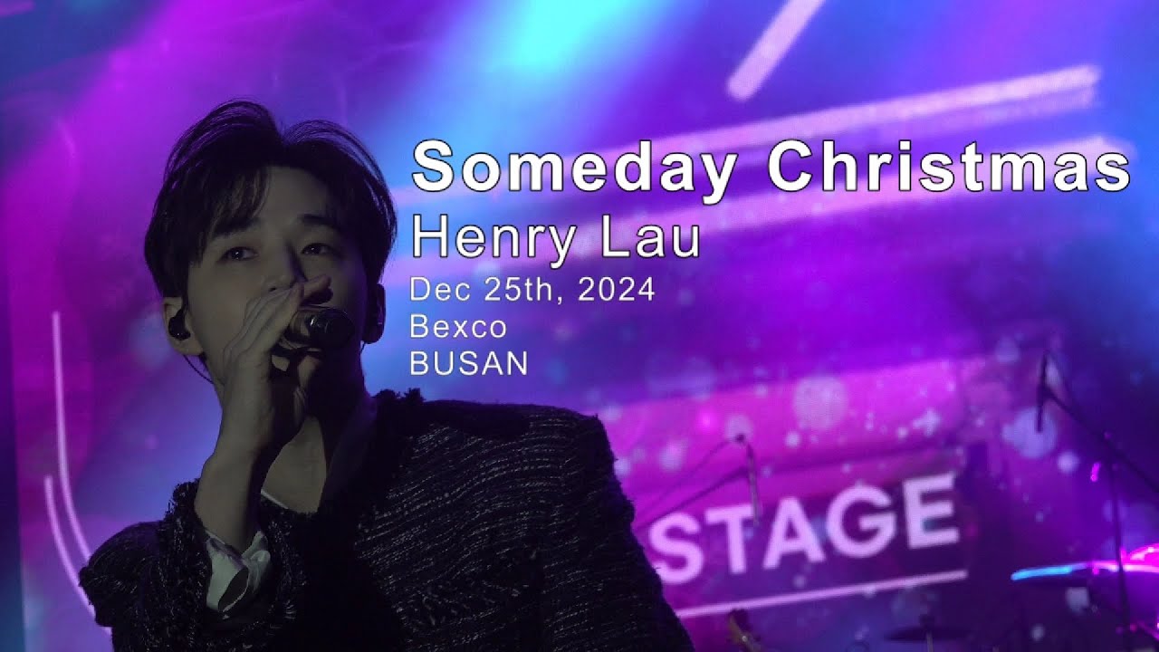 [Fancam] 헨리 HENRY 2024 Someday Christmas Festival + 퇴근길 in Busan