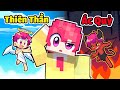 Hiha 24H Nghe Theo Lời ÁC QUỶ hoặc THIÊN THẦN trong Minecraft 🤣