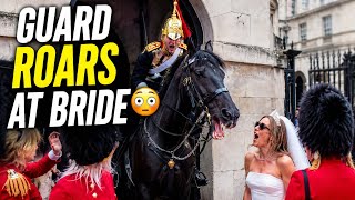 😱 King's Guard EXPLODES at Bride & Bridesmaids Who STORM the Guard Box!