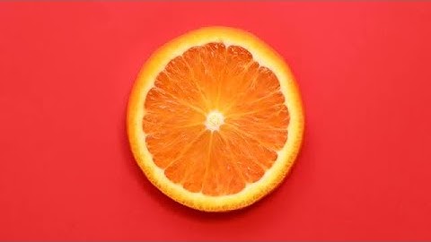 Orange Slice Stock Video