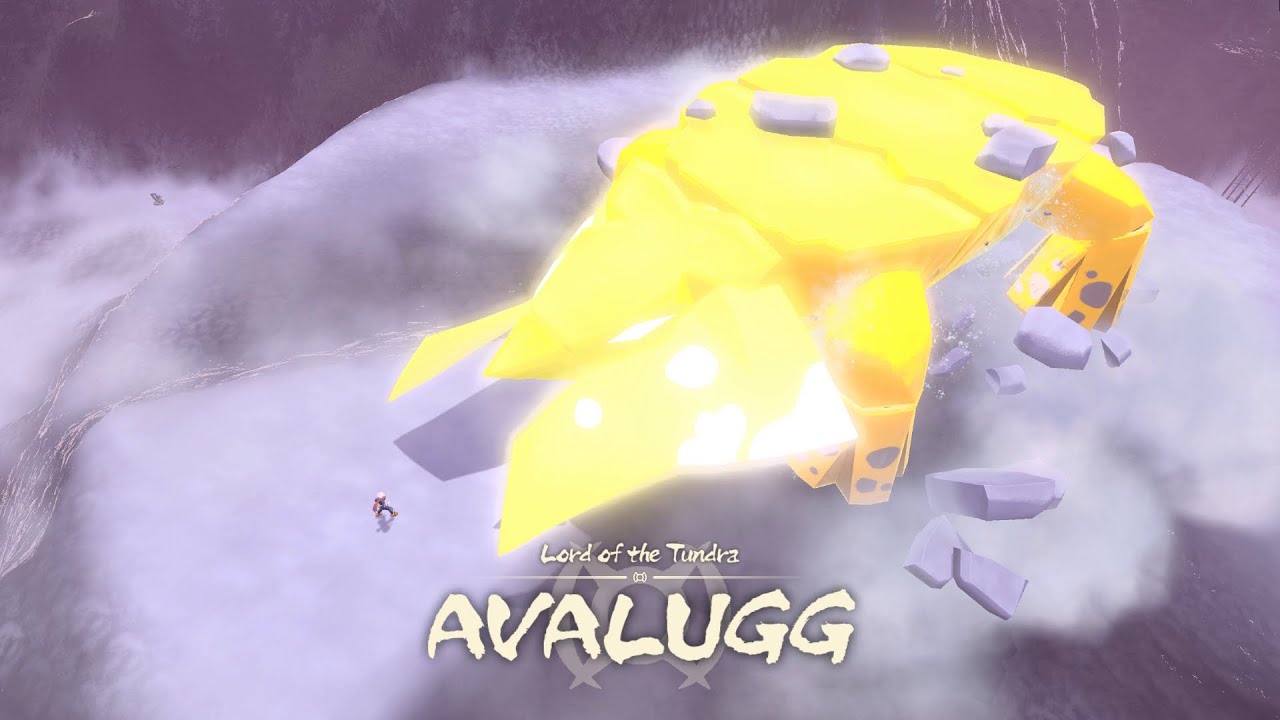 Lord Avalugg Destroyed in Boss Fight | Pokemon: Legends Arceus