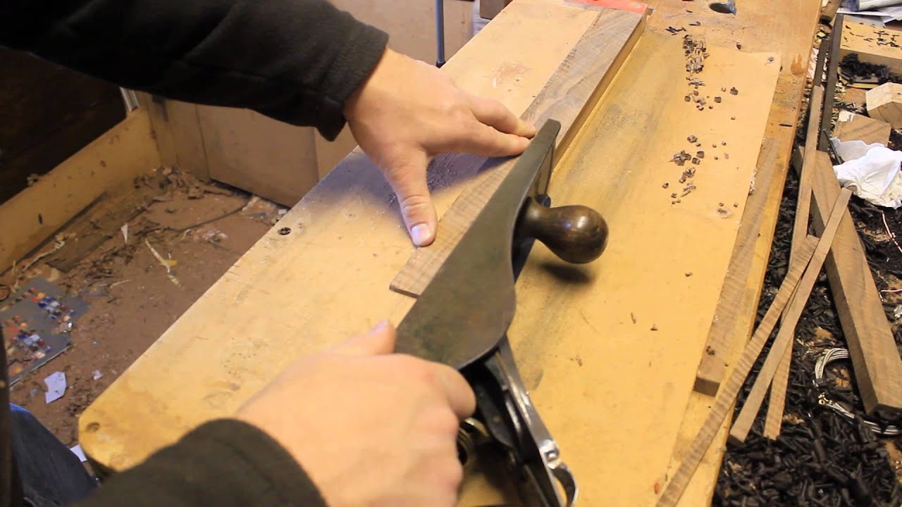 Guitar Builders Basics The shooting board YouTube