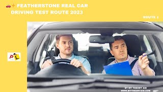 Featherstone real car driving test route. Boost your chances of passing your test.