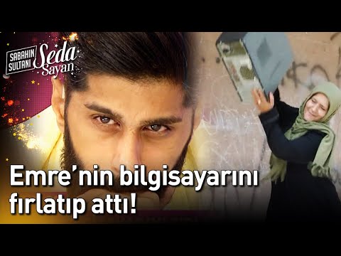 Emre'nin Bilgisayarını Fırlatıp Attı! - Sabahın Sultanı Seda Sayan