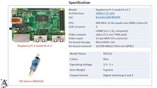 Tilt Sensor with RaspberryPi