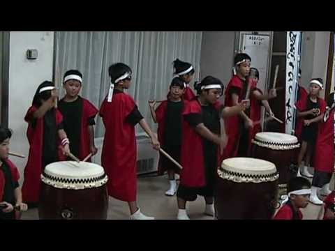 太鼓黒石っ鼓2012-8-1黒石荘夏祭り　楽