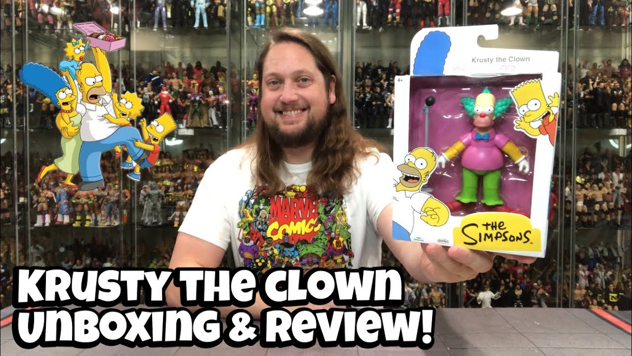 Krusty the Clown The Simpsons Unboxing & Review! - YouTube