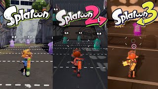Splatoon 1, 2, and 3 All Subs and Specials Comparison