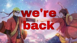 we're back