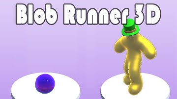 Blob Runner 3D LVL 1 VS LVL 15 VS LVL 25 VS LVL 50 VS LVL 99   GamePlay Walkthrough