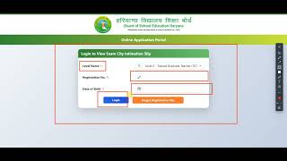 HTET Exam City 2026  | Link Activate | Haryana Teacher Eligibility Test | Rojgar Result screenshot 2