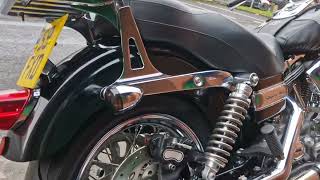 TWS HARLEY DAVIDSON FXDC DYNA SUPER GLIDE CU BLACK 2009