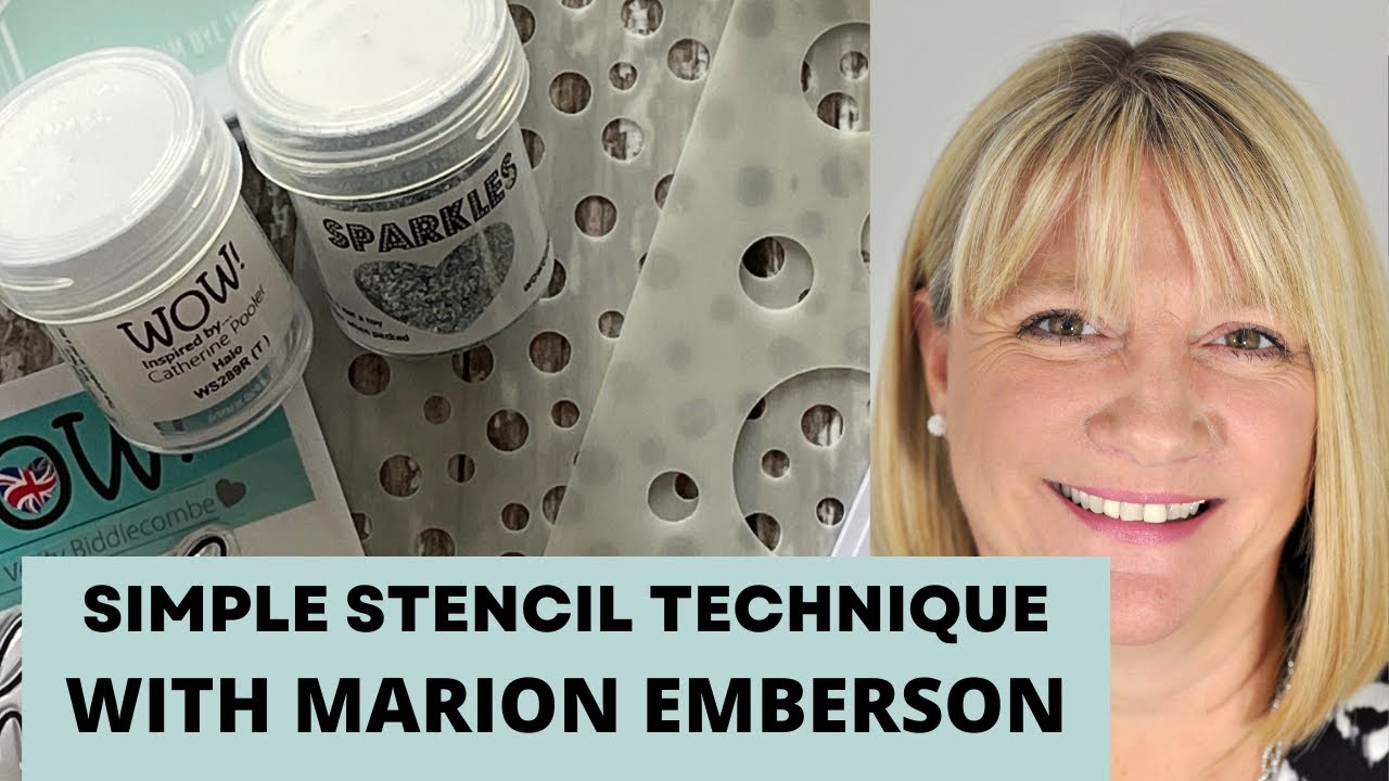 Take 2 stencils and create something so simple