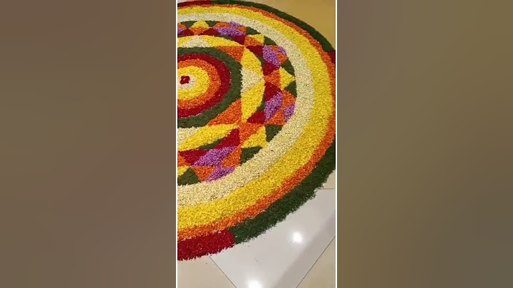 Flower design // onam celebration// kerala // #shorts