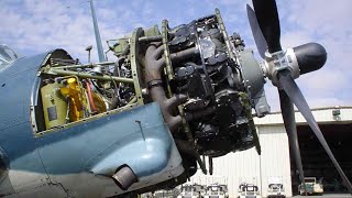 Juicy Cold Start WW2 AIRCRAFT ENGINES and Heavy Loud Sound 3