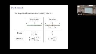 Maris Ozols:  Quantum majority vote