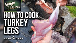 A great cook to breakdown those tough legs into fall off the bone
tender meat. turkey can be substituted for geese as well. this recipe
was mad...