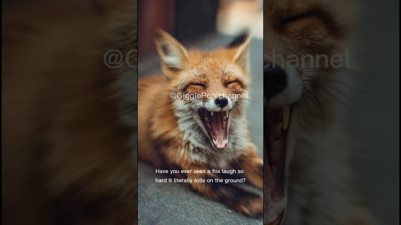 Fox Laughing Hysterically 😂 | Funniest Animal Clip of the Day!