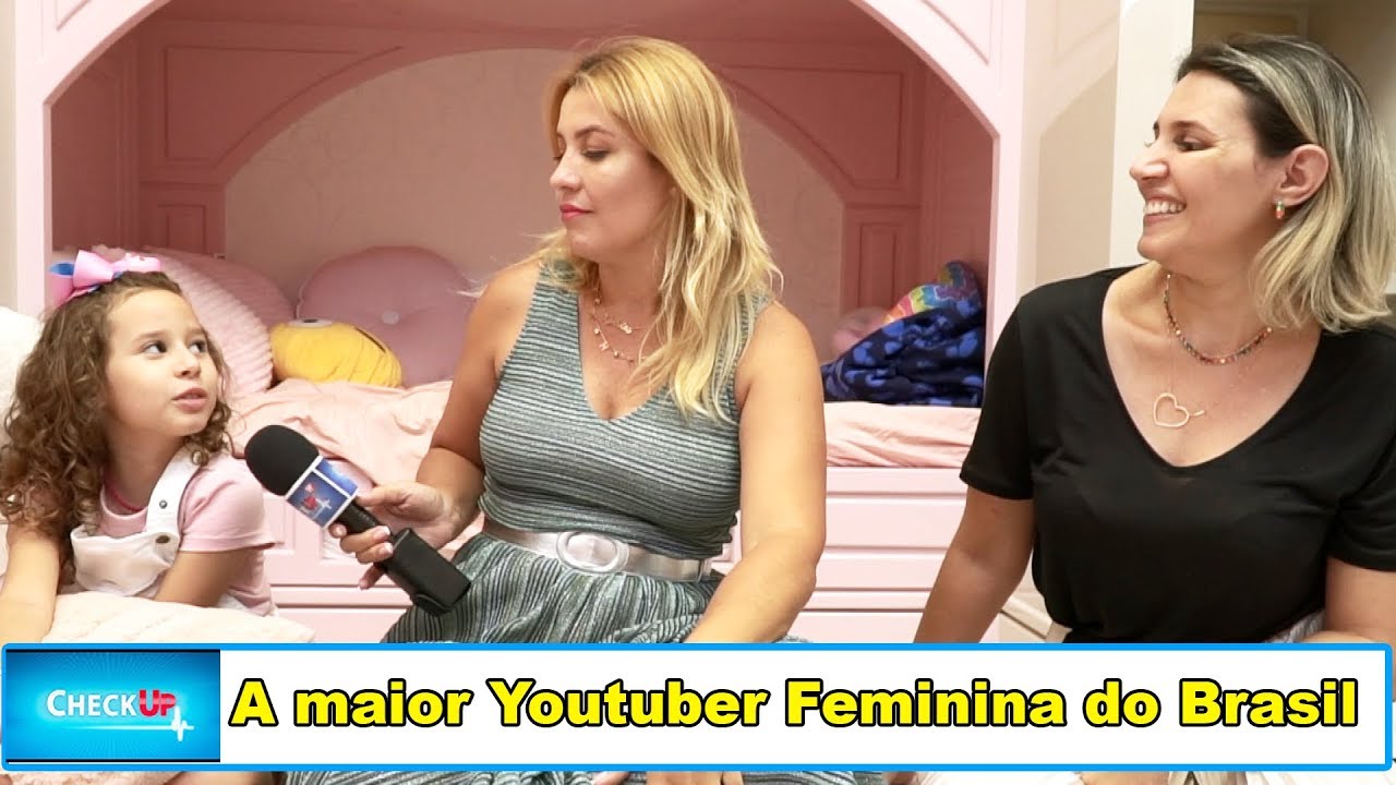PROGRAMA CHECK UP Valentina Pontes a maior Youtuber mirim do Brasil YouTube PROGRAMA CHECK UP Valentina Pontes a maior Youtuber mirim do Brasil YouTube