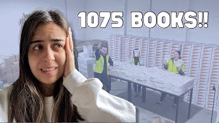 Can we stack 1075 books in under 15 Minutes? | Subscription Box Business | Small Business Fun