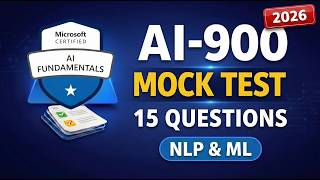 AI-900 Mock Test 2026 | 15 Questions Most Candidates Fail — NLP, Vision & ML