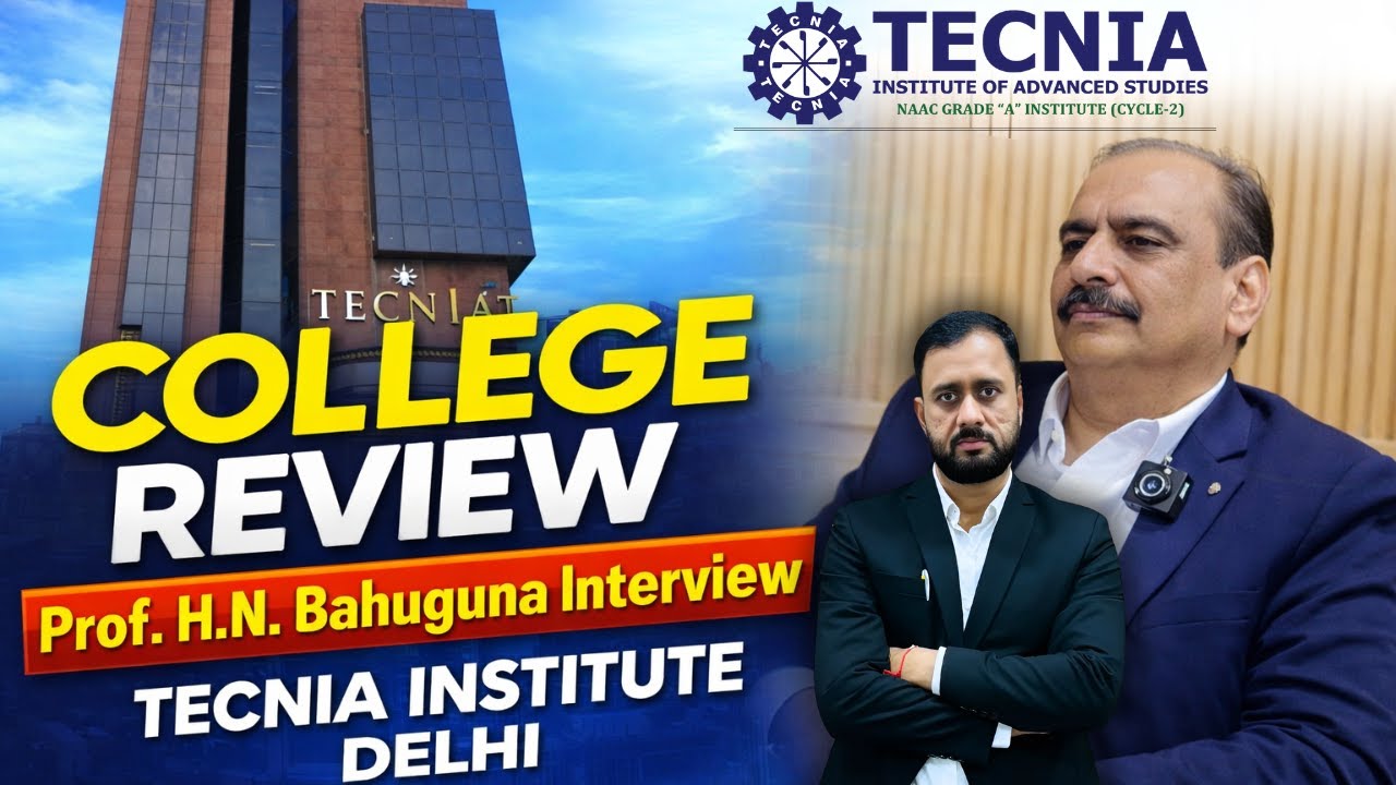 Tecnia Institute Review: MBA vs PGDM, Placements & Admission Strategy | Dr. H.N. Bahuguna Interview