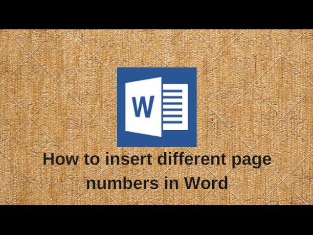 Customize Page Numbers In Microsoft Word A 2024