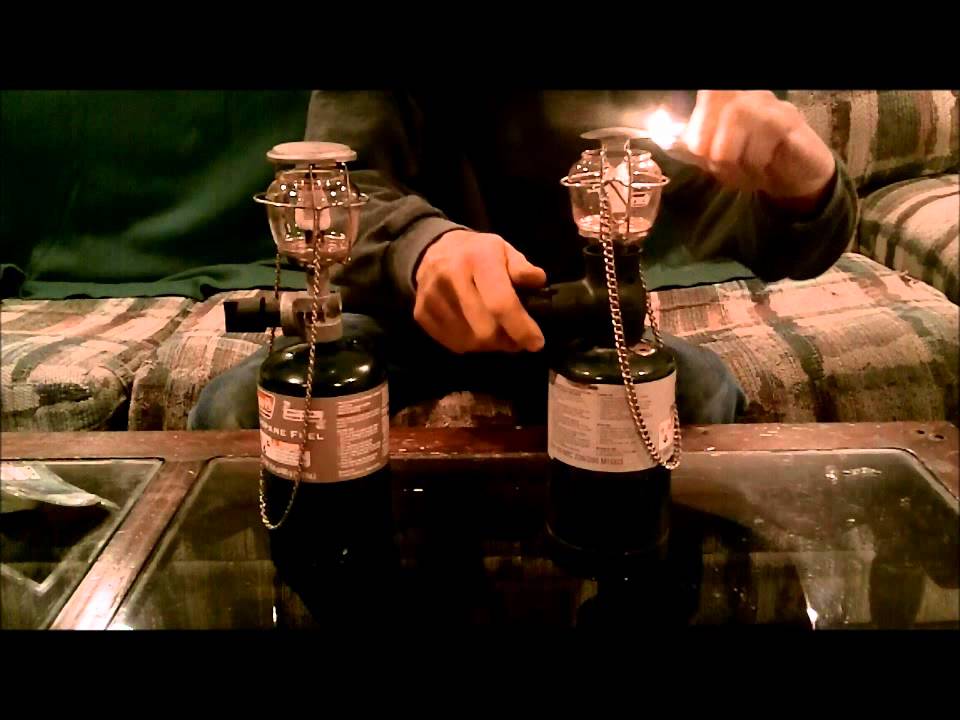 Lantern Comparison, Coleman VS Century. Single mantle propane. YouTube