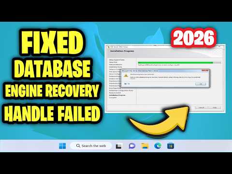 Wait on the Database Engine recovery handle failed SQL Server in Windows 11/10/7 - How To Fix Error
