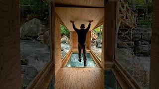 Building My Dream Container Home over a flowing river